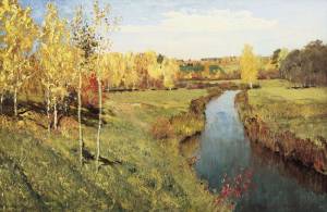 Сравнение картин И.И. Левитана "Золотая осень" и "Осенний день"